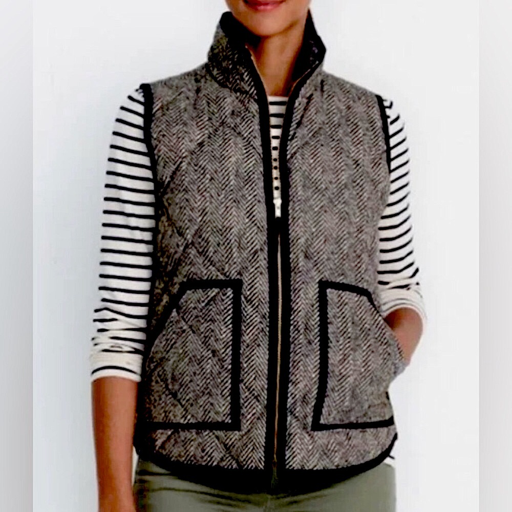 EUC J.Crew Quilted Vest. Size XS